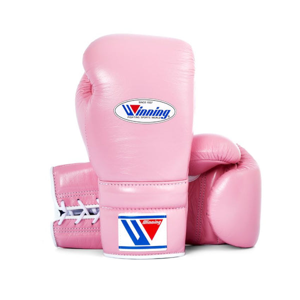 WINNING JAPAN BOXING MS TRAINING GLOVES - PINK LACE