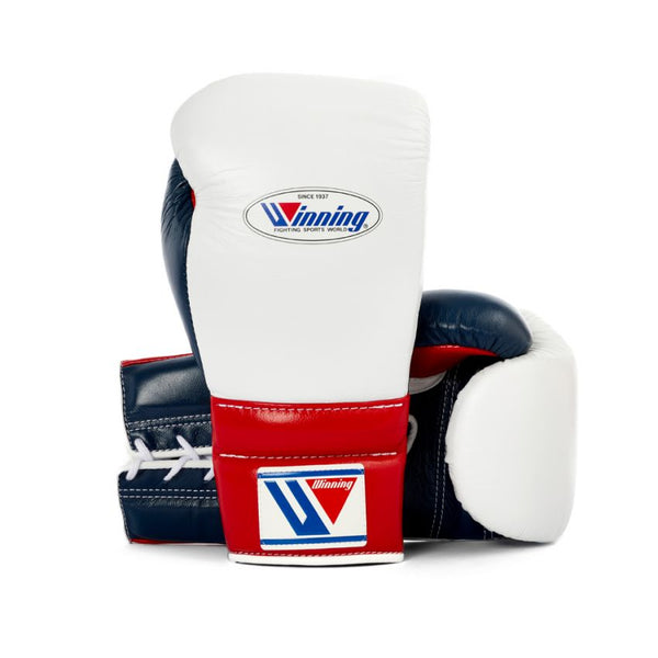 WINNING JAPAN BOXING MS TRAINING GLOVES - WHITE RED NAVY